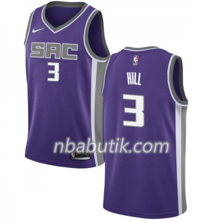 NBA Mænd Trøje Sacramento Kings George Hill 3 Nike 2017-18 Lilla Swingman NBA Mænd Trøje Sacramento Kings George Hill 3 Nike 2017-18 Lilla Swingman